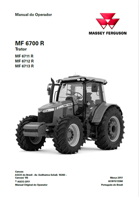 Manual do Operador Trator MF6700R