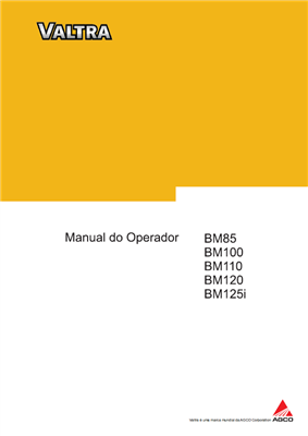 Manual do Operador BM85 / BM100 / BM110 / BM120 / BM125I (ANO 2008)