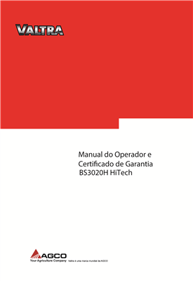 Manual do Operador e Certificado de Garantia BS3020H HiTech