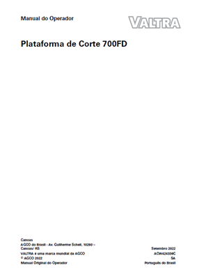 Plataforma de Corte 700FD