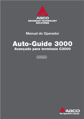 Manual do Operador Auto- Guide 3000 avançado para terminais C3000