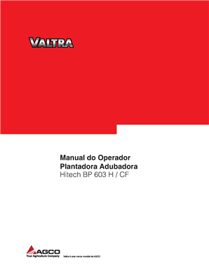 Manual do Operador Plantadora Adubadora Pneumática Hitech BP 603 H/CF
