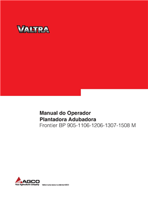 Manual do Operador Plantadora Adubadora MF 709-711-712-713-715 M