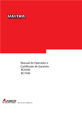 Manual do Operador e Certificado de Garantia BC7500/BC6500