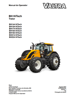 Manual do Operador HiTech BH144, BH154, BH174, BH184, BH194, BH214, BH22