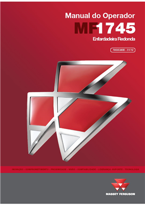 Manual do Operador Enfardadeira MF1745 