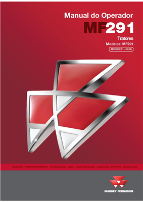 Manual do Operador Trator MF 291 Advanced