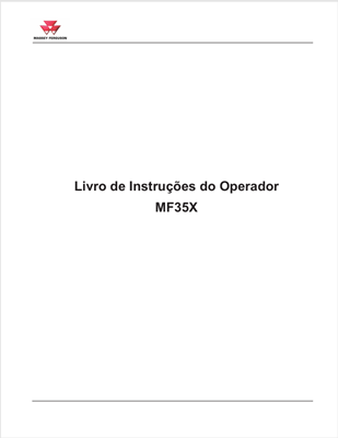 Manual do operador MF35X
